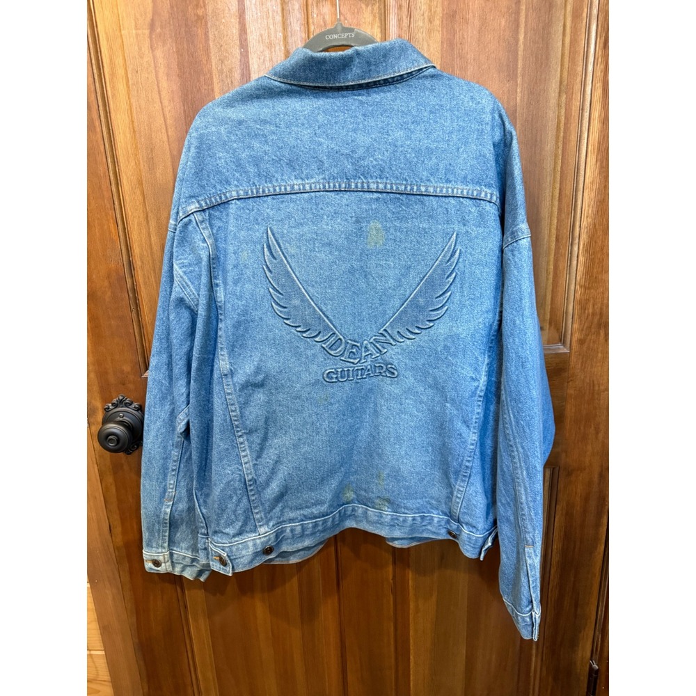 Vintage‎ "Dean Guitars" Denim Jacket XL EUC